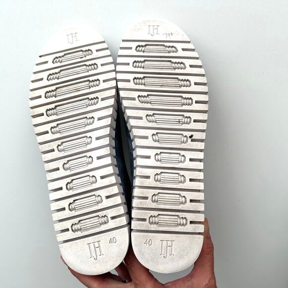 Ilse Jacobsen Tulip Dark Blue Wash Slip On Flex Travel Shoes EU 40 US 9 - Picture 6 of 7